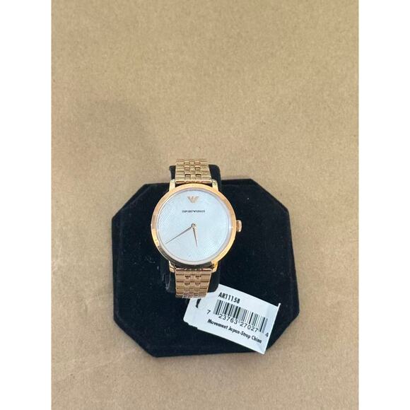 Emporio Armani Modern Slim Ladies Rose Gold Watch AR11158 main image 4